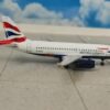 British Airways Airbus A319-100 Reg G-EUPZ 1/400 Scale Diecast Metal Aircraft Model Aeroclassics ARD42103 - Image 10