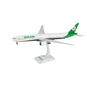 Eva Air Boeing 777-300ER New Colors 1.200 Scale Hard Plastic Aircraft Model Hogan 10215GR