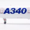 House Colors Airbus Airbus A340-211 “The Long Ranger” Special Livery Reg F-WWBA With Stand Diecast Metal Aircraft Model Inflight200 IF342AIRBUS02 - Image 10