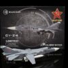 Sukhoi Su-24M Fencer-D Diecast Model Russian Air Force, Red 41, Russia Diecast Aircraft Model 1.72 Scale CalibreWings CA722409 - Image 5