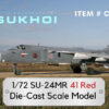 Sukhoi Su-24M Fencer-D Diecast Model Russian Air Force, Red 41, Russia Diecast Aircraft Model 1.72 Scale CalibreWings CA722409 - Image 3