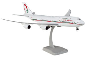 Morocco Government 1:200 Scale Boeing 747-8 Reg CN-MBH 1/200 Scale Hard plastic Hogan HG11618GR