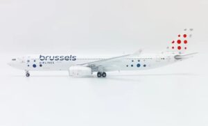 Brussels Airlines Airbus A330-300 Reg OO-SFX 1/400 Scale Diecast Metal Aircraft Model Jcwings XX40093