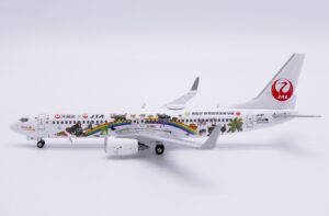 JTA(Japan Transocean Air) Boeing 737-800 Special Livery Reg JA11RK 1/400 Scale Diecast Metal Aircraft Model Jcwings EW4738012
