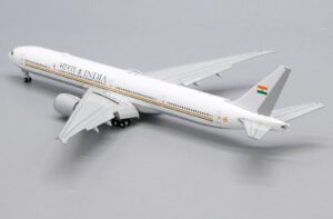 Government Of India Boeing 777-300ER Flaps Down Version Reg VT-ALV 1.400 Scale Diecast Metal Aircraft Model Jcwings LH4186A