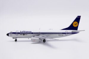 Lufthansa B737-300 Polished Reg D-ABXC 1/400 Scale Diecast Metal Aircraft Model Jcwings EW4733002