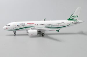 Safran Airbus A320 "EGTS" Special Colors Reg F-HGNT 1.400 Scale Diecast Metal Aircraft Model Jcwings XX4220