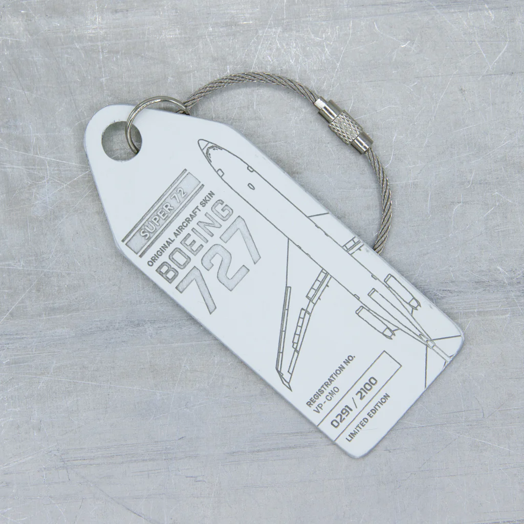 Private Boeing 727-200 Reg VP-CMO Original Aircraft Skin Aviationtag AVTGPV7272 - Image 8