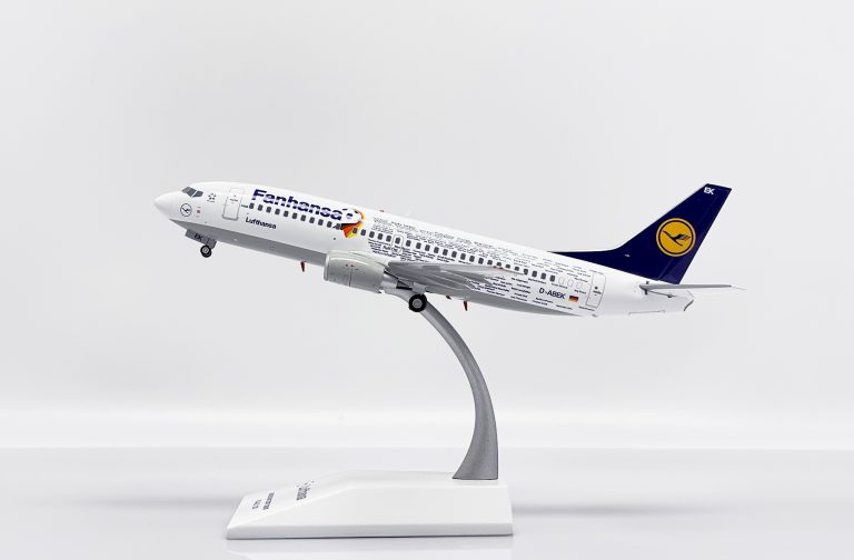 Lufthansa Fanhansa Boeing 737-300 1.200 Reg D-ABEK 1/200 Scale Diecast Metal Aircraft Model Jcwings EW2733001