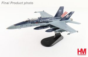 McDonnell Douglas F/A-18C VFA 34 "Blue Blasters", 2015 Reg 165217/NE-400 Diecast Aircraft Model 1.72 Scale Hobbymaster HA3580