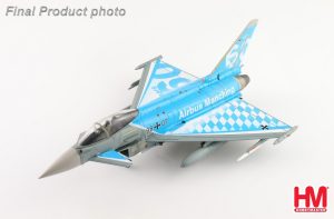 Eurofighter EF-2000 "60th Years Airbus Manching", Luftwaffe, Sept 2022 Reg 98+07 Diecast Metal Aircraft Model 1.72 Scale Hobbymaster HA6621