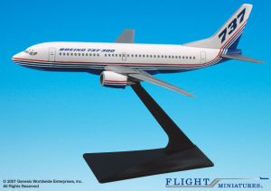 House Colors Boeing 737-300 (81-04) Livery 1/200 Scale ABS Plastic Aircraft Model Flightminiatures ABO-73730H-001
