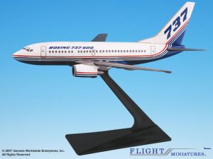 House Colors Boeing 737-600 (81-04) Livery 1/200 Scale ABS Plastic Aircraft Model Flightminiatures ABO-73760H-001