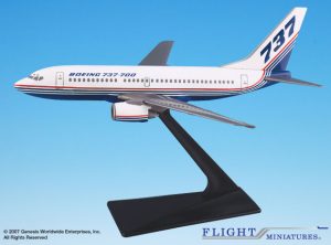 House Colors Boeing 737-700 (81-04) Livery 1/200 Scale ABS Plastic Aircraft Model Flightminiatures ABO-73770H-001