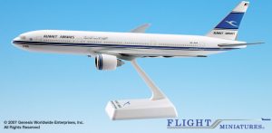 Kuwait Airways Boeing 777-200 1/200 Scale ABS Plastic Aircraft Model Flightminiatures ABO-77720H-0 19