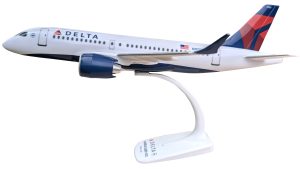 Delta Airlines Airbus A220-100 New Colors Reg N101DU 1/100 Scale ABS Plastic Aircraft Model Flightminiatures AAB-220lOC-001