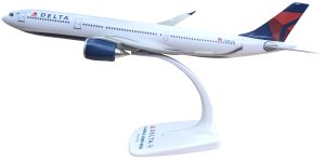 Delta Airlines Airbus A330-900neo Reg N401DZ 1/200 Scale ABS Plastic Aircraft Model Flightminiatures AAB-33090H-001