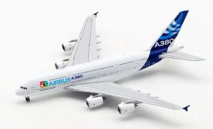 House Colors Airbus A380-800 New Colors Reg F-WWOW 1.400 Scale Diecast Metal Aircraft Model Jcwings LH4148