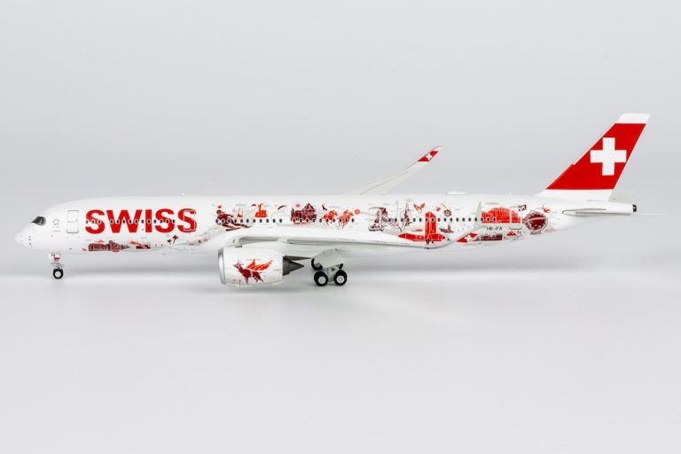 Swissair Airbus A350-900 (Wanderlust Special Livery) Reg HB-IFA 1/400 Decast Metal Aircraft Model Ngmodels 39114