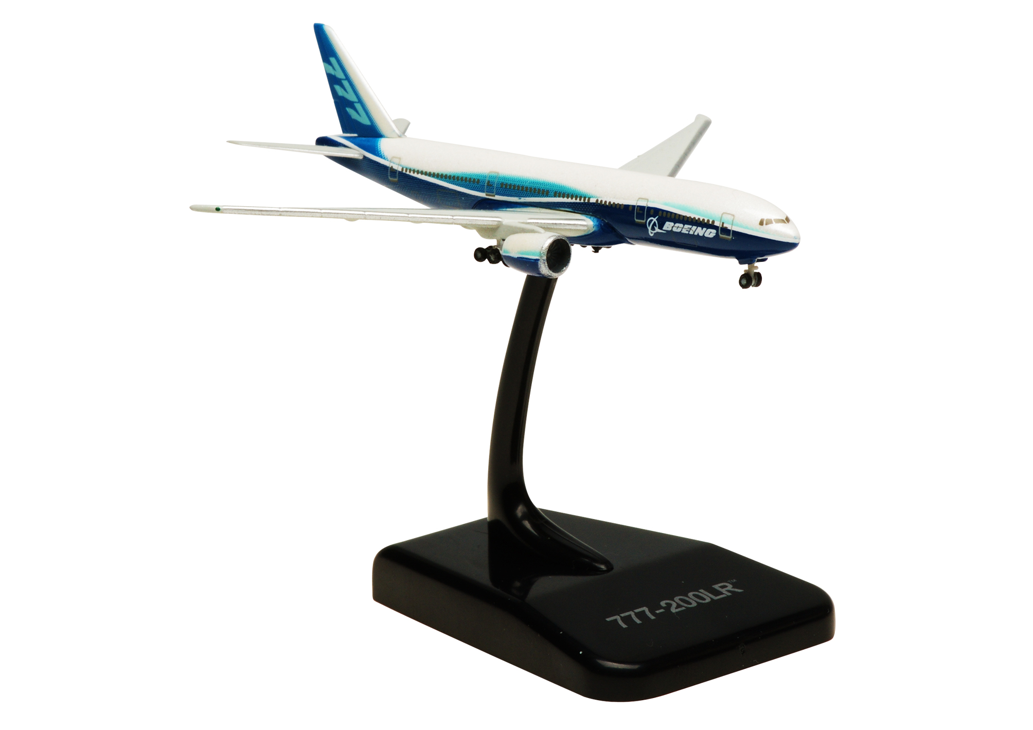 House Colors Boeing 777-200LR 1.1000 Scale 6.37 CM Long Miniature Diecast Metal Aircraft Model Hogan 8669G