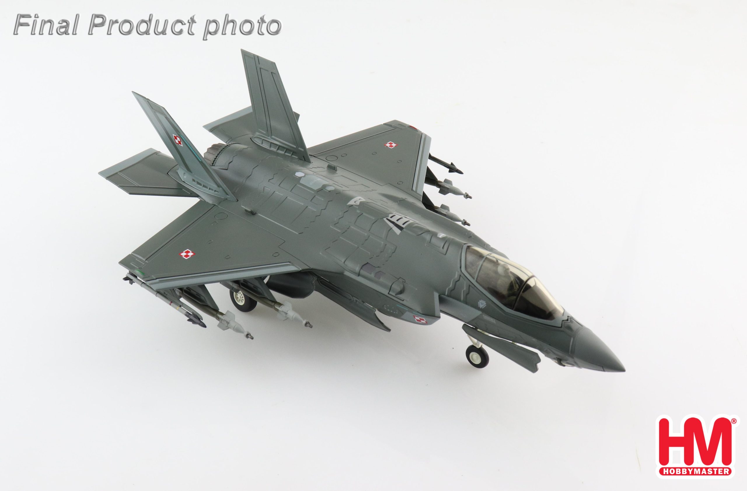 F-35A Ligthning II Polish Air Force, MSOP 2019 Diecast Metal Aircraft Model 1.72 Scale Hobbymaster HA4433 - Image 7