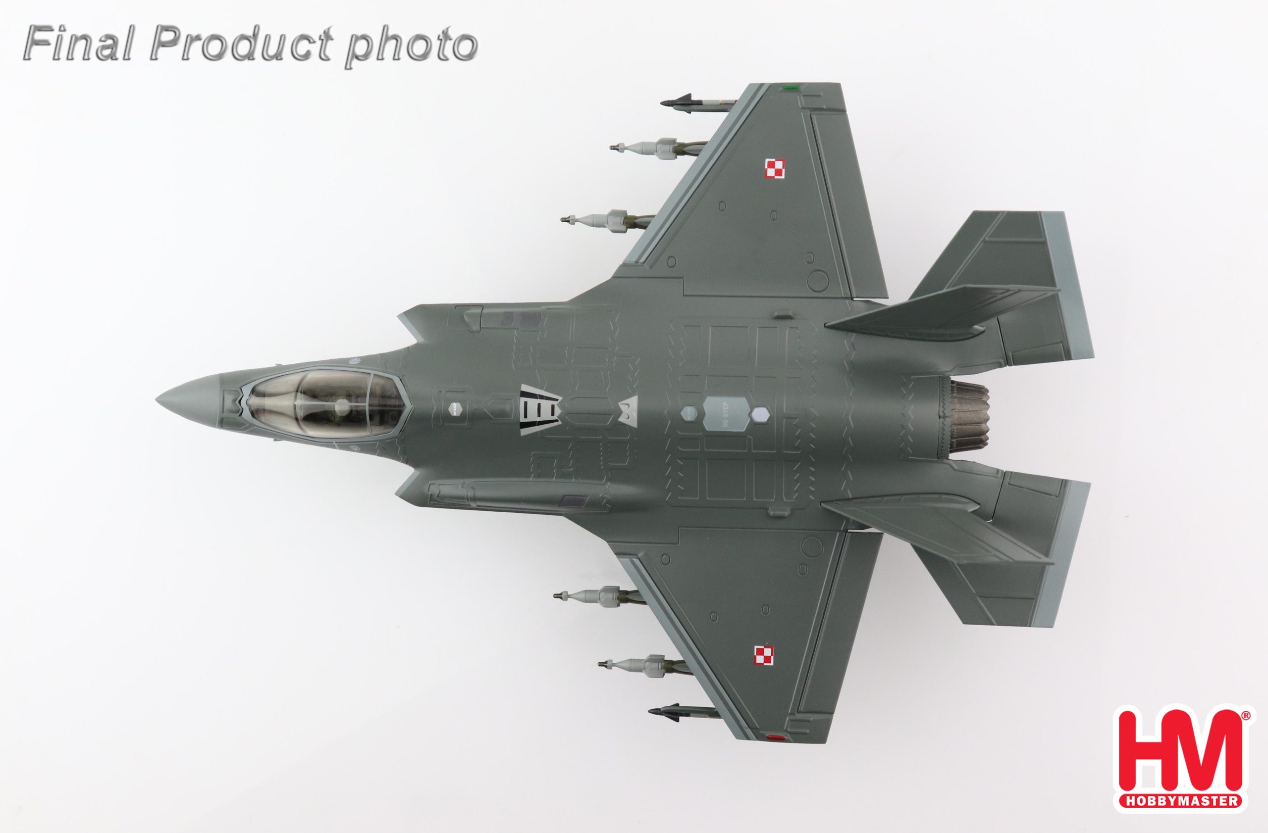 F-35A Ligthning II Polish Air Force, MSOP 2019 Diecast Metal Aircraft Model 1.72 Scale Hobbymaster HA4433 - Image 3