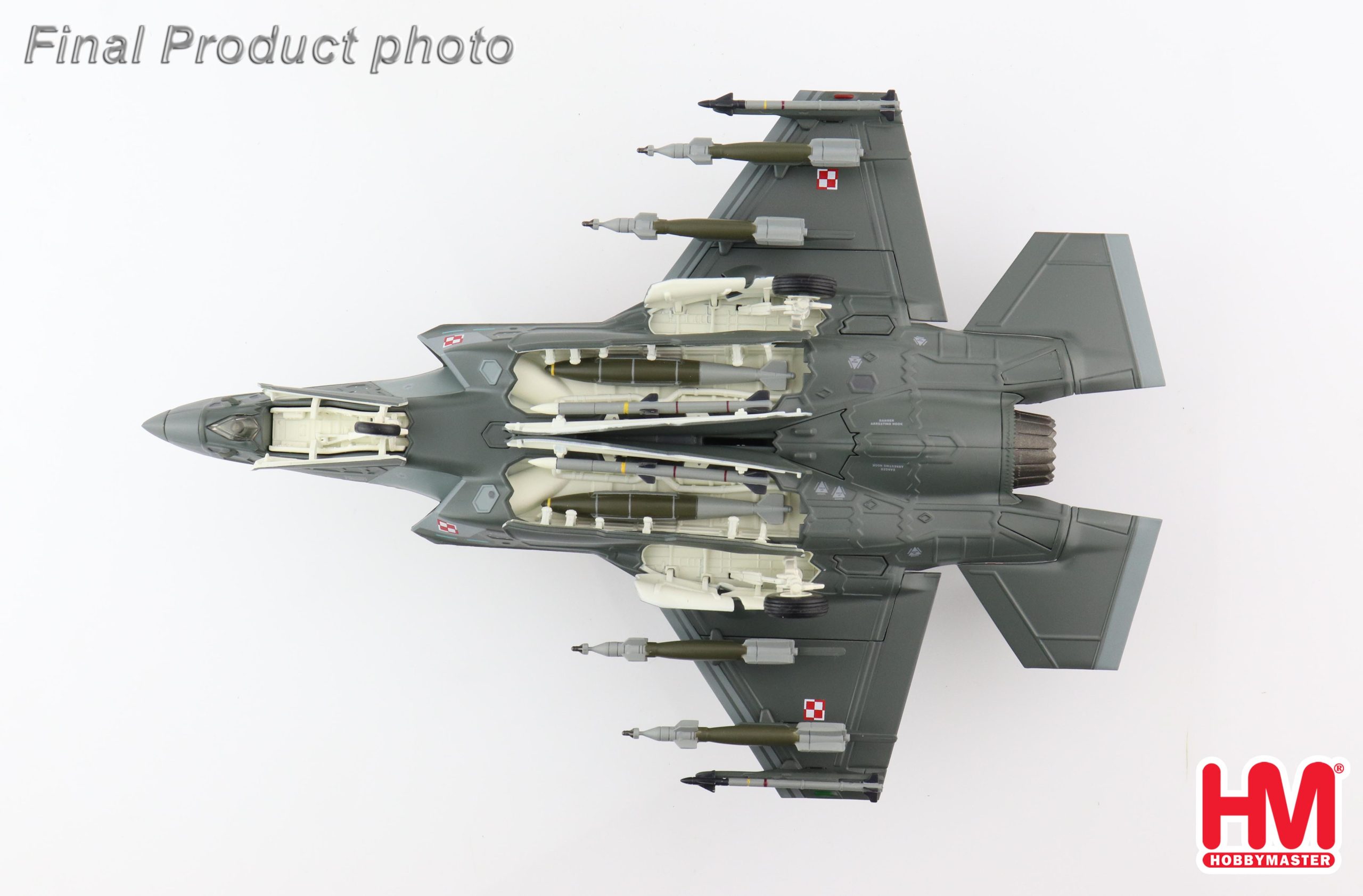 F-35A Ligthning II Polish Air Force, MSOP 2019 Diecast Metal Aircraft Model 1.72 Scale Hobbymaster HA4433 - Image 2