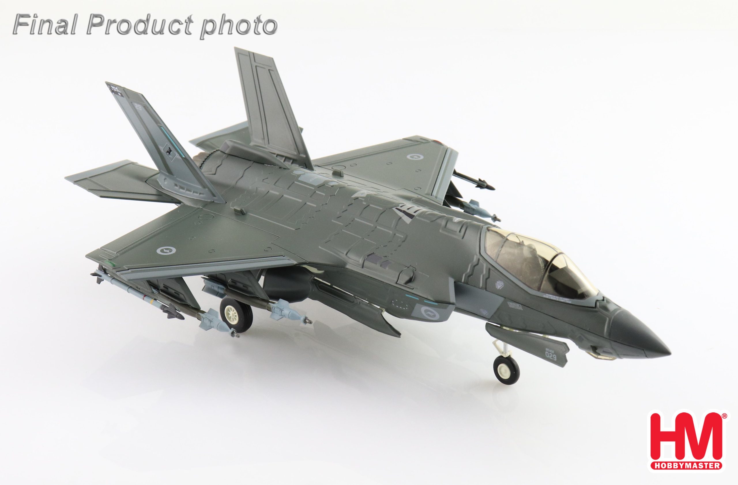 Lockheed F-35A Lightning II, 75 Sqn., RAAF Base Tindal, 2022" Reg A35-029 Diecast Metal Aircraft Model 1.72 Scale Hobbymaster HA4435 - Image 8