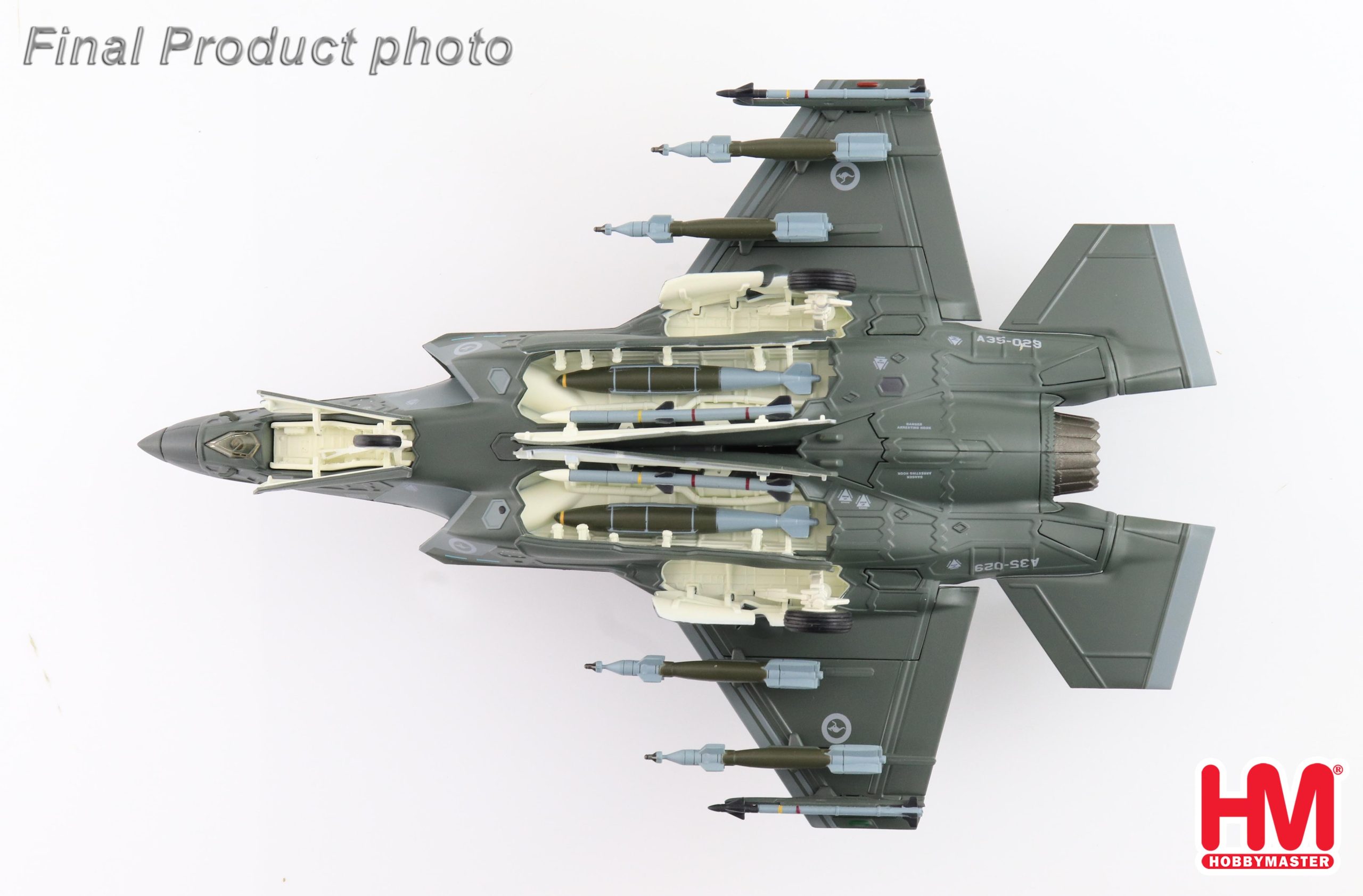 Lockheed F-35A Lightning II, 75 Sqn., RAAF Base Tindal, 2022" Reg A35-029 Diecast Metal Aircraft Model 1.72 Scale Hobbymaster HA4435 - Image 3