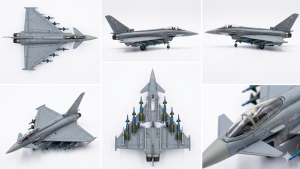 Eurofighter Typhoon EF-2000 F2, RAF Coningsby Royal Air Force No 29 Squadron, Reg ZJ921 Tail Code BW 1.200 scale Diecast aircraft model Hogan HG6764