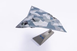 J-36 Stealth Fighter Diecast Metal Aircraft Model 1.100 Scale Airforce1 AF1-0323