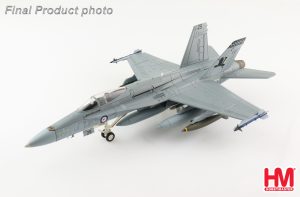 F/A-18A Hornet "Top Hat", 75 Sqn, RAAF, 1990 Reg A21-29 Diecast Metal Aircraft Model 1.72 Scale Hobbymaster HA3573