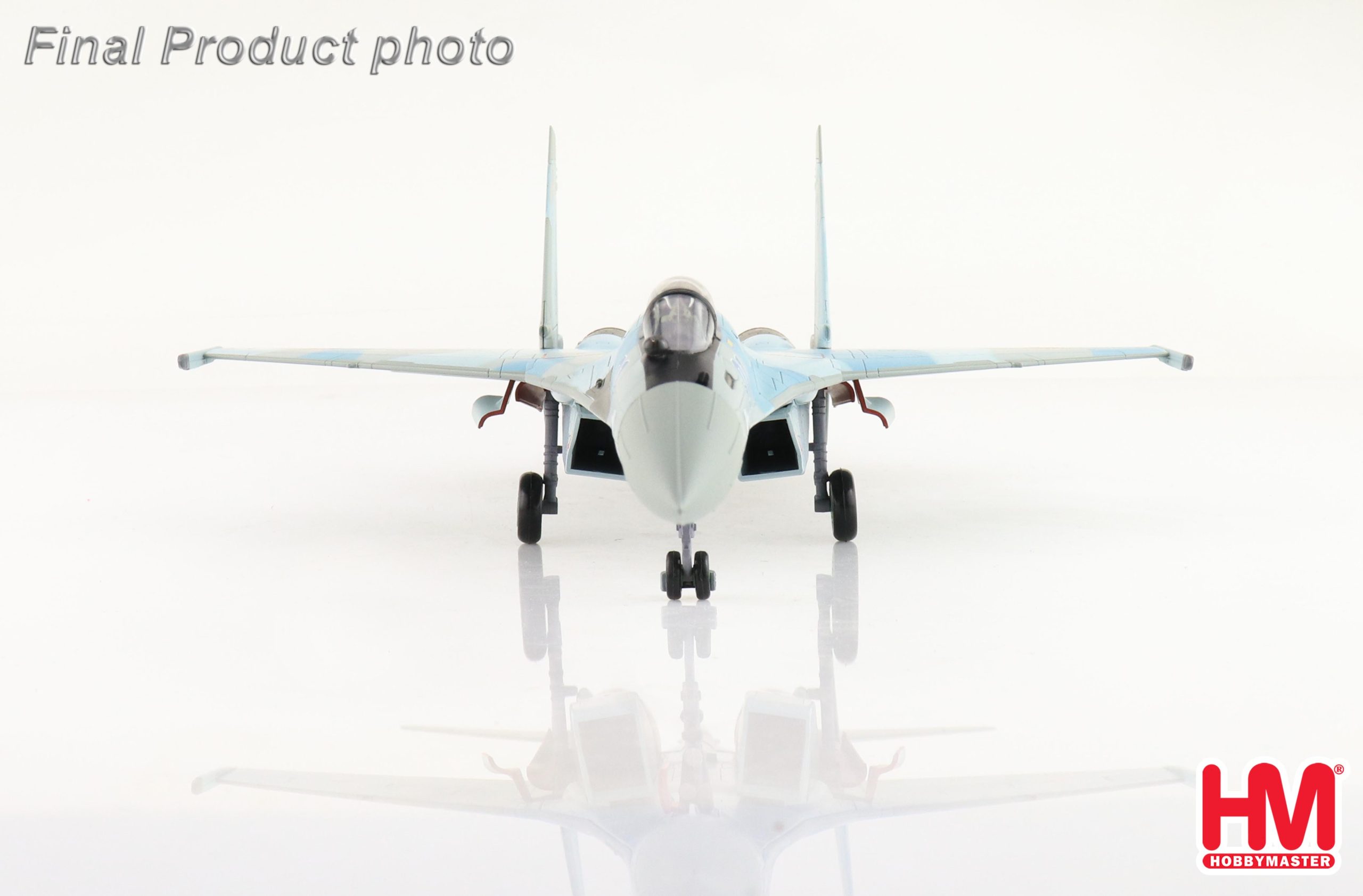 Su-35S Flanker E "Aggressors", 116th Combat Application Training Center of Fighter Aviation, VKS, Sept 2022 (no weapon version) Reg Blue 01 Diecast Aircraft Model 1.72 Scale Hobbymaster HA5713 - Image 4