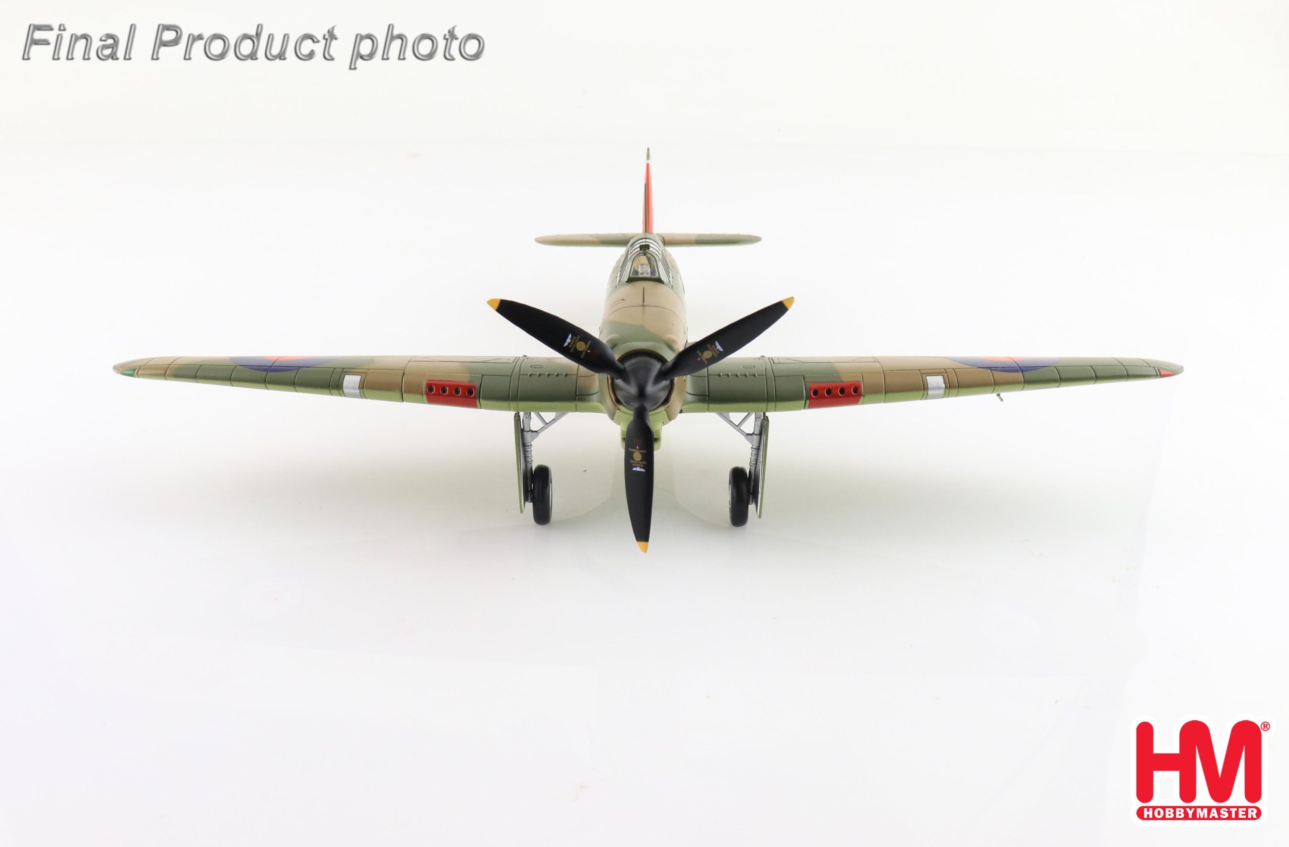 Hawker Hurricane MK Ia S/Ldr Marmaduke Thomas St. John Pattle No 33 Sqn RAF Greece March-April 1941 Reg V7419 Diecast Aircraft Model 1.48 Scale Hobbymaster HA8613 - Image 4