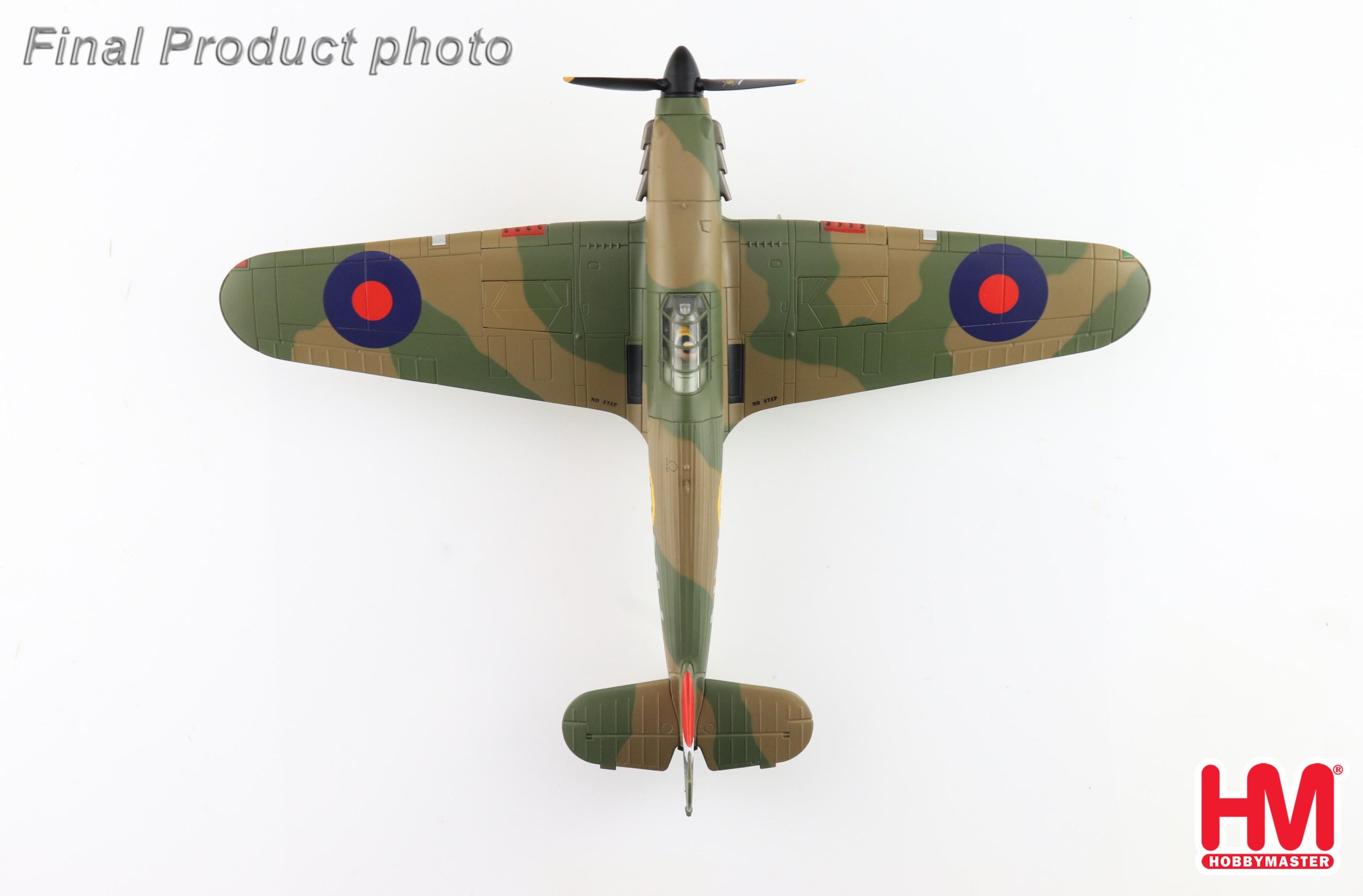 Hawker Hurricane MK Ia S/Ldr Marmaduke Thomas St. John Pattle No 33 Sqn RAF Greece March-April 1941 Reg V7419 Diecast Aircraft Model 1.48 Scale Hobbymaster HA8613 - Image 3