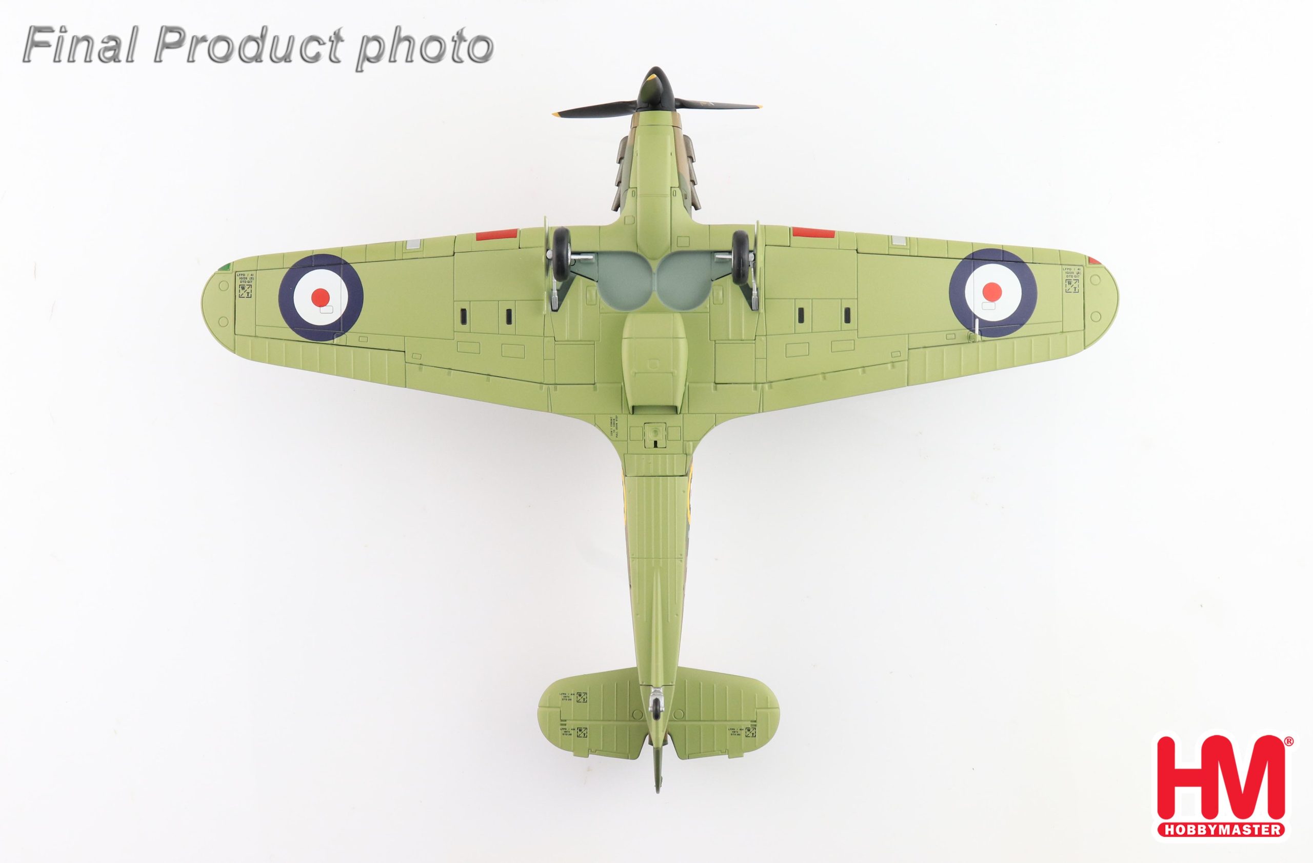 Hawker Hurricane MK Ia S/Ldr Marmaduke Thomas St. John Pattle No 33 Sqn RAF Greece March-April 1941 Reg V7419 Diecast Aircraft Model 1.48 Scale Hobbymaster HA8613 - Image 2