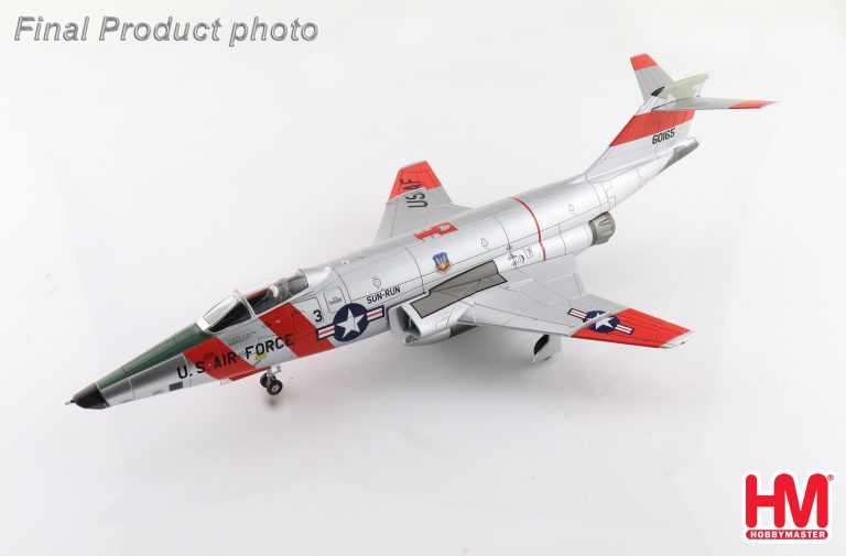 RF-101C 'Operation Sun Run, 363rd TRW, 27th Nov,1957 Reg 60165 Diecast Aircraft Model 1.72 Scale Hobbymaster HA9301