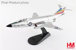 F-101C Voodoo "Robin Olds" 92nd TFS 81st TFW Bentwaters 1964 Reg 60001 Diecast Aircraft Model 1.72 Scale Hobbymaster HA9303