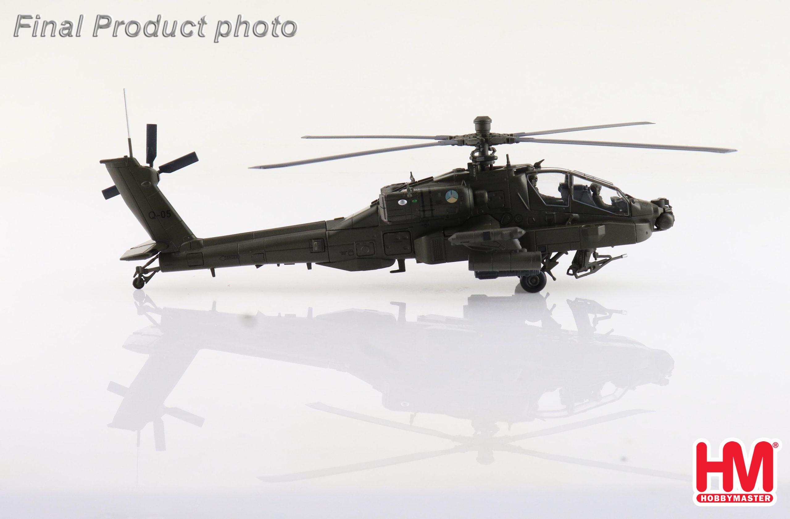AH-64D Apache Operation Enduring Freedom RNLAF, 2000s Reg Q-05 Diecast Aircraft Model 1.72 Scale Hobbymaster HH1218 - Image 5