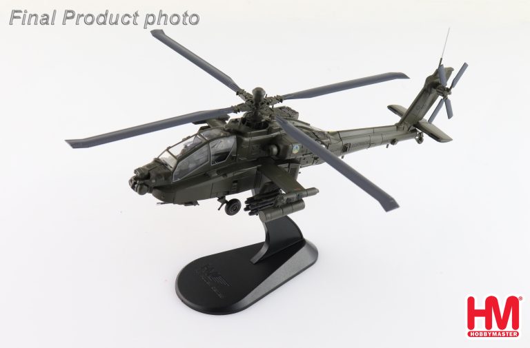 AH-64D Apache Operation Enduring Freedom RNLAF, 2000s Reg Q-05 Diecast Aircraft Model 1.72 Scale Hobbymaster HH1218