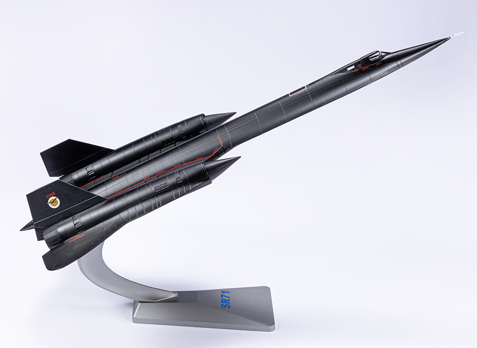 Lockheed SR-71A Blackbird USAF Reg 61-17980 Diecast Aircraft Model 1.72 Scale Airforce1 AF1-0088E - Image 3