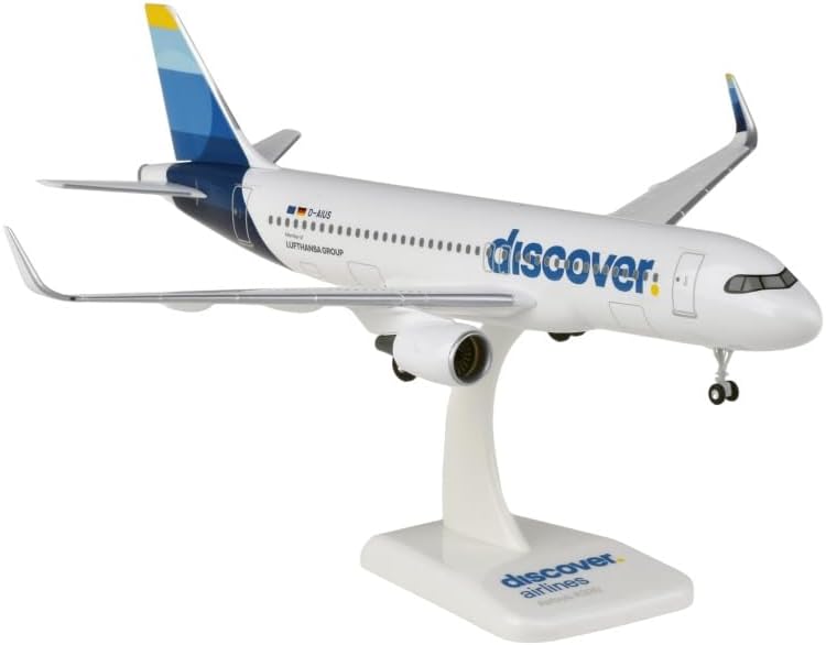 Discover Airlines Airbus A320-200 Reg D-AIUS 1/200 Scale Hard Plastic Aircraft model Hogan LW200EWD003