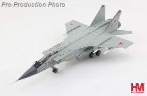 Mig-31BM "Viktor Prudnikov" Red 12, Russian Air Force, 2017 Diecast Aircraft Model 1.72 Scale Hobbymaster HA9707